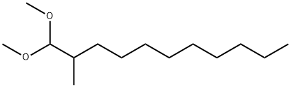 1,1-二甲氧基-2-甲基十一烷 结构式