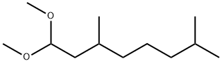 1,1-dimethoxy-3,7-dimethyloctane 结构式