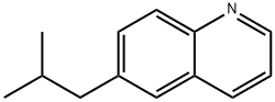 6-(2-甲基丙基)喹啉 结构式