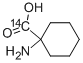 1-AMINOCYCLOHEXANE-1-CARBOXYLIC ACID, [CARBOXYL-14C] 结构式