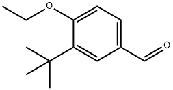 3-(叔丁基)-4-乙氧基苯甲醛 结构式