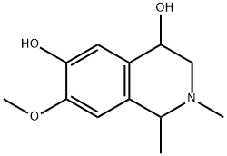 4,6-Isoquinolinediol, 1,2,3,4-tetrahydro-7-methoxy-1,2-dimethyl- (9CI) 结构式