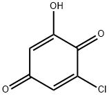 2,5-Cyclohexadiene-1,4-dione,  2-chloro-6-hydroxy- 结构式