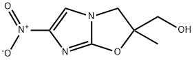 (2-甲基-6-硝基-2,3-二氢咪唑并[2,1-B]噁唑-2-基)甲醇 结构式