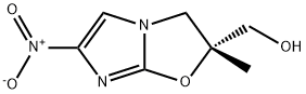 (R)-(2-甲基-6-硝基-2,3-二氢咪唑并[2,1-B]噁唑-2-基)甲醇 结构式