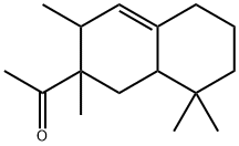 1-(1,2,3,5,6,7,8,8a-octahydro-2,3,8,8-tetramethyl-2-naphthyl)ethan-1-one  结构式