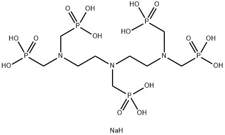 二亚乙基三胺五亚甲基膦酸七钠盐 结构式