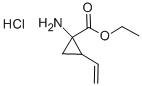 1-氨基-2-乙烯基-环丙羧酸乙酯盐酸盐 结构式