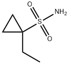 1-乙基环丙烷-1-磺酰胺 结构式