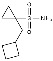 Cyclopropanesulfonamide, 1-(cyclobutylmethyl)- (9CI) 结构式