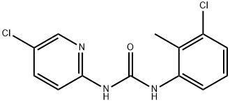 1-(3-chloro-2-methyl-phenyl)-3-(5-chloro-pyridin-2-yl)-urea 结构式