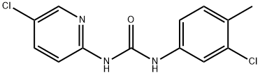 1-(3-chloro-4-methyl-phenyl)-3-(5-chloro-pyridin-2-yl)-urea 结构式