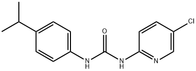 1-(5-chloro-pyridin-2-yl)-3-(4-isopropyl-phenyl)-urea 结构式