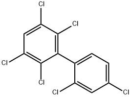 2,2',3,4',5,6-六氯联苯 结构式