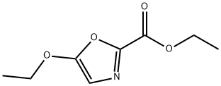 5-ETHOXY-2-OXAZOLECARBOXYLIC ACID ETHYL ESTER 结构式