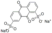 disodium 9,10-dihydro-9,10-dioxoanthracene-1,7-disulphonate 结构式