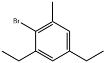 2-bromo-3,5-diethyltoluene 结构式