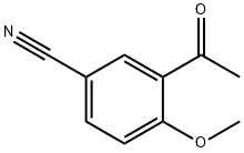 3-ACETYL-4-METHOXYBENZONITRILE 结构式