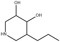 3,4-Piperidinediol, 5-propyl- (9CI) 结构式