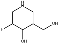 3-Piperidinemethanol, 5-fluoro-4-hydroxy- (9CI) 结构式