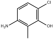 Phenol,  3-amino-6-chloro-2-methyl- 结构式