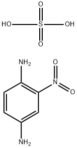 2-硝基-1,4-苯二胺硫酸盐 结构式