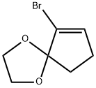 2-溴-2-环戊烯-1-酮乙烯酮 结构式