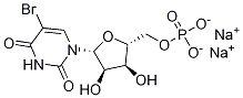 5-BroMouridine 5'-Monophosphate sodiuM salt 结构式