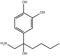 1,2-Benzenediol, 4-[1-(aminomethyl)-1-hydroxypentyl]- (9CI) 结构式