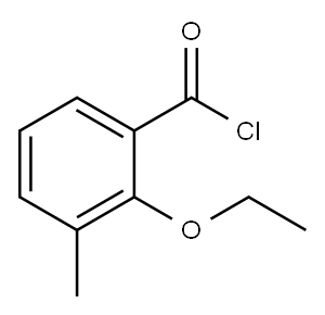 Benzoyl chloride, 2-ethoxy-3-methyl- (9CI) 结构式
