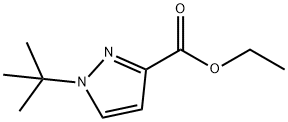 1-叔丁基-1H -吡唑- 3 -羧酸乙酯 结构式