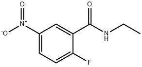 N-ETHYL-2-FLUORO-5-NITROBENZAMIDE 结构式