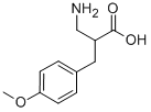 3-氨基-2-(4-甲氧基苄基)丙酸 结构式