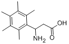 3-AMINO-3-(PENTAMETHYL-PHENYL)-PROPIONIC ACID 结构式