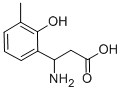 3-AMINO-3-(2-HYDROXY-3-METHYL-PHENYL)-PROPIONIC ACID 结构式