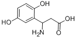 3-AMINO-3-(2,5-DIHYDROXY-PHENYL)-PROPIONIC ACID 结构式