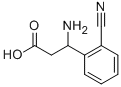 DL-3-AMINO-3-(2-CYANO-PHENYL)-PROPIONIC ACID 结构式