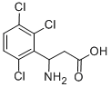 3-AMINO-3-(2,3,6-TRICHLOROPHENYL)-PROPIONIC ACID 结构式