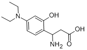 3-AMINO-3-(4-DIETHYLAMINO-2-HYDROXY-PHENYL)-PROPIONIC ACID 结构式