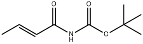 Carbamic acid, [(2E)-1-oxo-2-butenyl]-, 1,1-dimethylethyl ester (9CI) 结构式