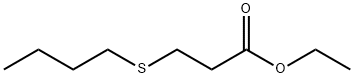 3 - (丁硫醚基)丙酸乙酯 结构式