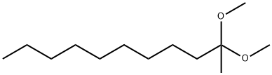 2,2-dimethoxyundecane 结构式