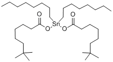 二辛基二新癸酰氧锡 结构式