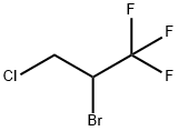 2-BROMO-3-CHLORO-1,1,1-TRIFLUOROPROPANE 结构式