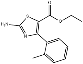 ETHYL 2-AMINO-4-O-TOLYLTHIAZOLE-5-CARBOXYLATE 结构式