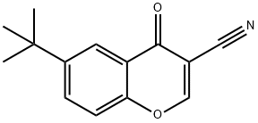 6-TERT丁基-3-氰色酮 结构式