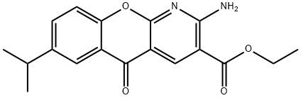 氨来呫诺乙酯 结构式