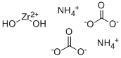 二[碳酸基]二羟基锆酸二铵 结构式