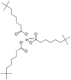 indium(3+) neodecanoate 结构式