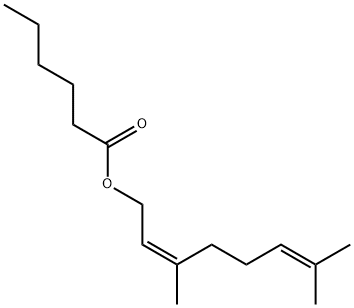 neryl hexanoate 结构式